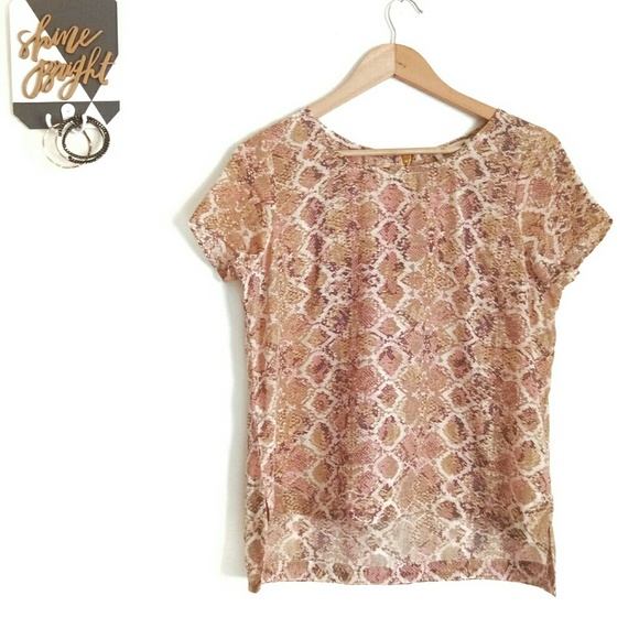 Anthropologie•Fynn and Rose•Snake Skin Pri… - Picture 1 of 8